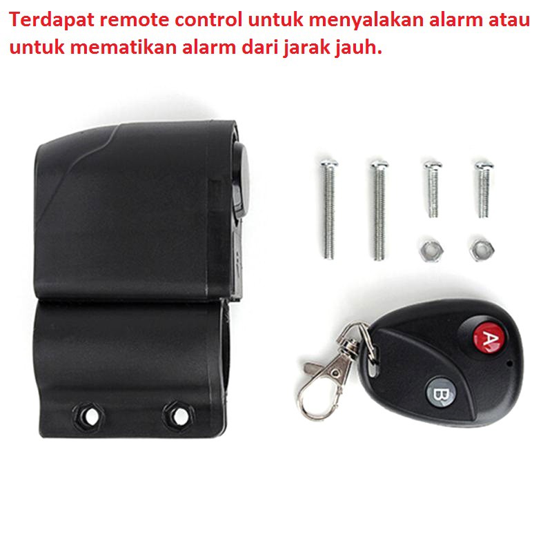 ALARM SEPEDA DENGAN REMOTE CONTROL-ALARM MOTOR-SAFETY