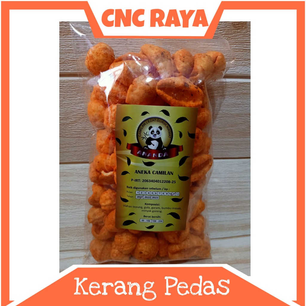 Kerang Pedas/Kerupuk Kerang Pedas 300gr [READY JOGJA]