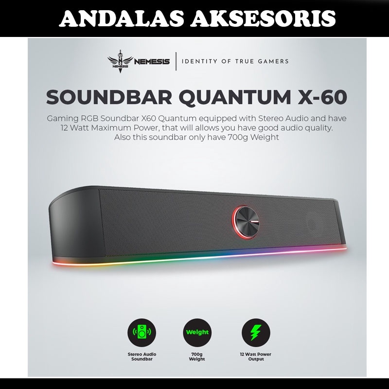 SPEAKER SOUNDBAR NEMESIS QUANTUM X60