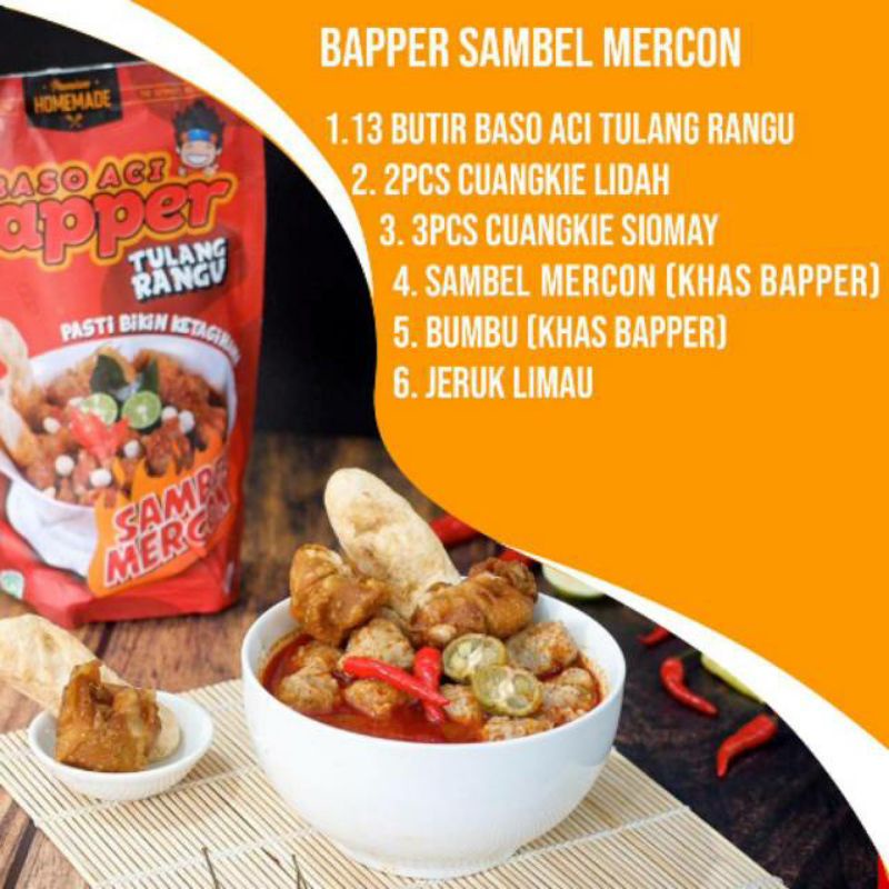 

Basoaci Bapper sambel Mercon