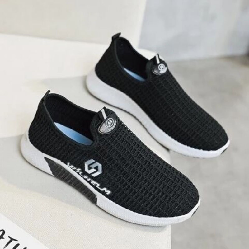 Sepatu Sneakers Wanita Slip On Fashionable - 2105