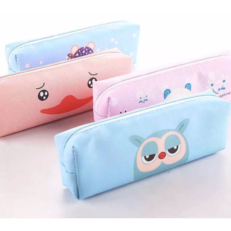 TEMPAT PENSIL / KOTAK PENSIL / TEMPAT ALAT TULIS MOTIF CARTOON JRW0097