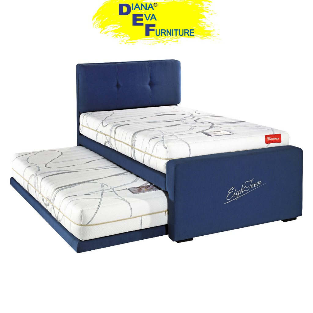 Romance 2in1 Eighteen Full Set ( Kasur + Sorong + BedFrame )