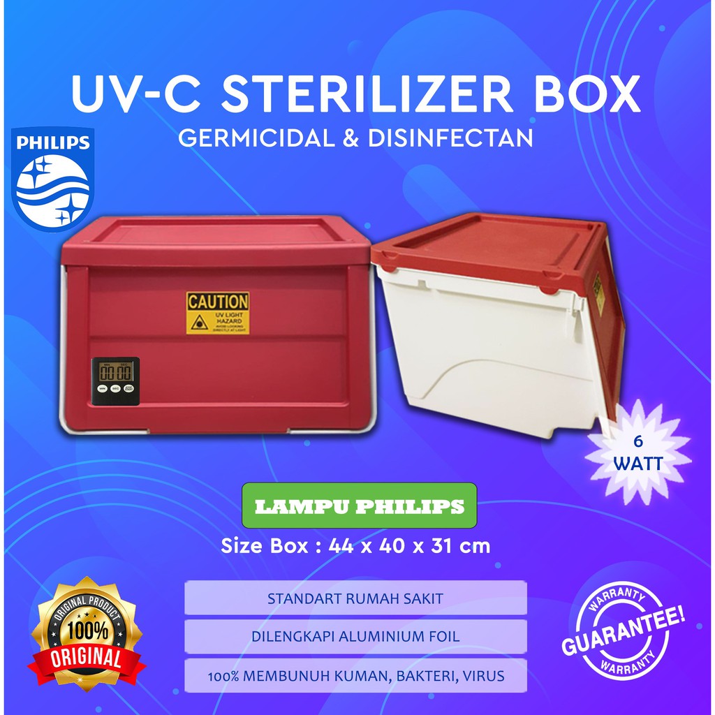 UV-C Sterilizer Box size Large (UV BOX ANTI CORONA)