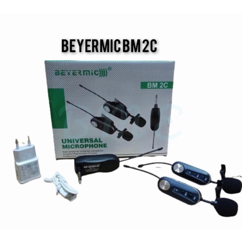 MIC WIRELESS BEYERMIC BM2C/BM 2C HEADSET RECHARGER BATERAI