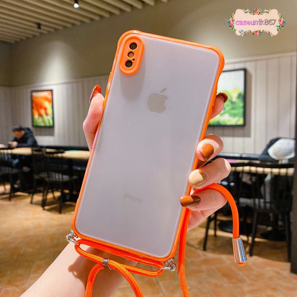 Softcase slingcase lanyard choice samsung J6+ J7 A01 Pro Core Prime CS2886