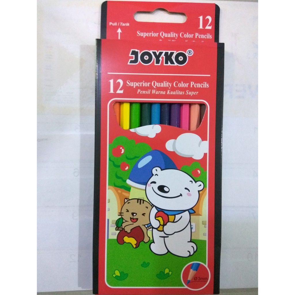 

Pensil warna classic 12 panjang joyko