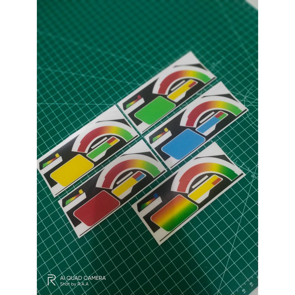 Stiker LCD Speedometer Byson