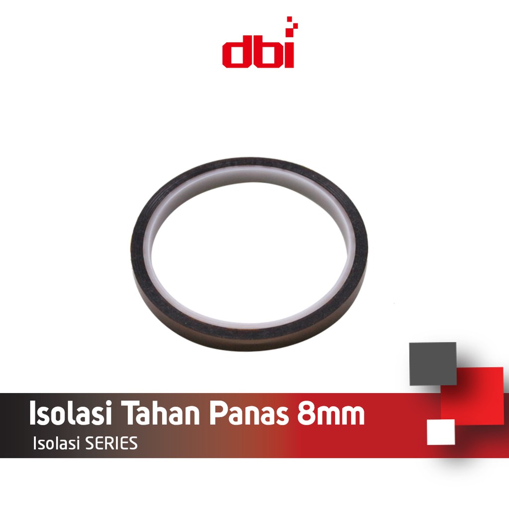 Isolasi Tahan Panas Kapton Tape 8mm