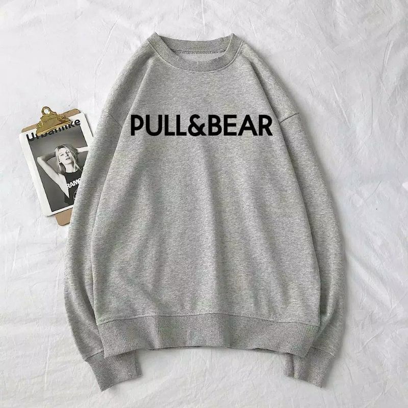 S - XXXXXL(6XL) Sweater PULL N BEAR BIGSIZE Pull&amp;bear Unisex Jumbo Crewneck Sweatshirts Oversize Harajuku Loose Long Sleeve 6XL 5XL 4XL 3XL 2XL XL L M S