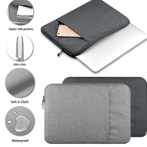 Bayar Ditempat Rhodey Tas Sleeve Case for Laptop Notebook / Tas Laptop Import