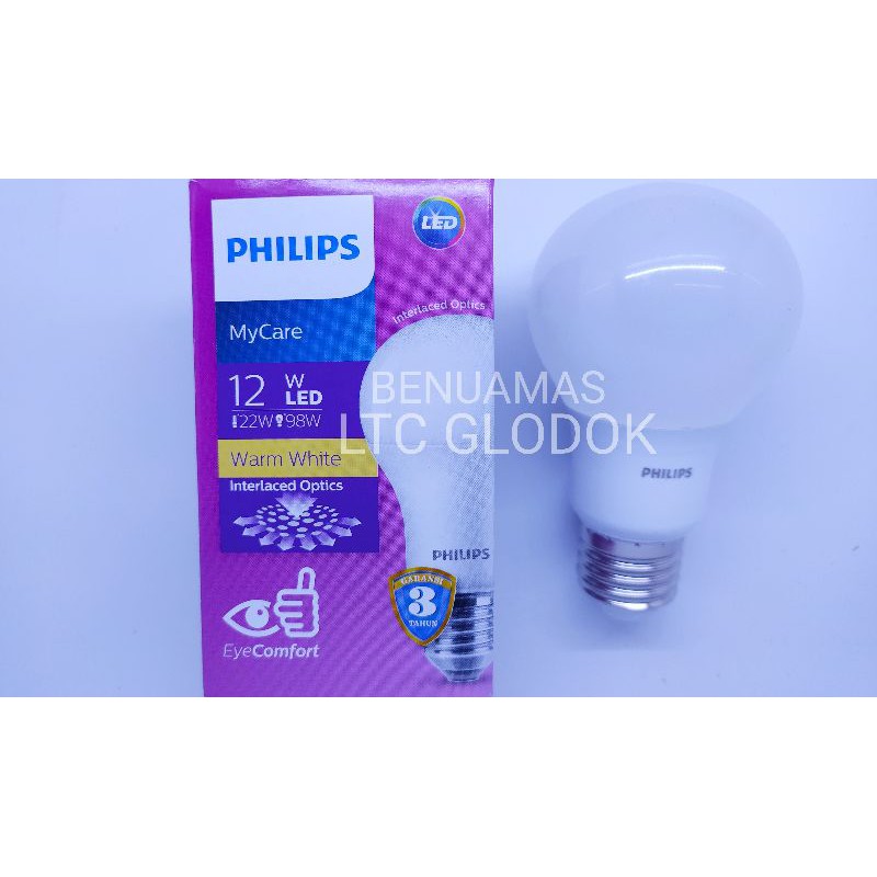 LAMPU LED BULB PHILIPS 12watt BOHLAM LED 12W PHILIPS