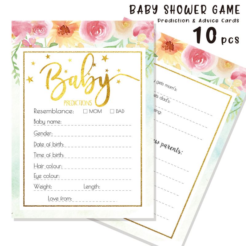 Mary 10 Pak Kartu Permainan Prediksi Dan Advice Untuk Baby Shower