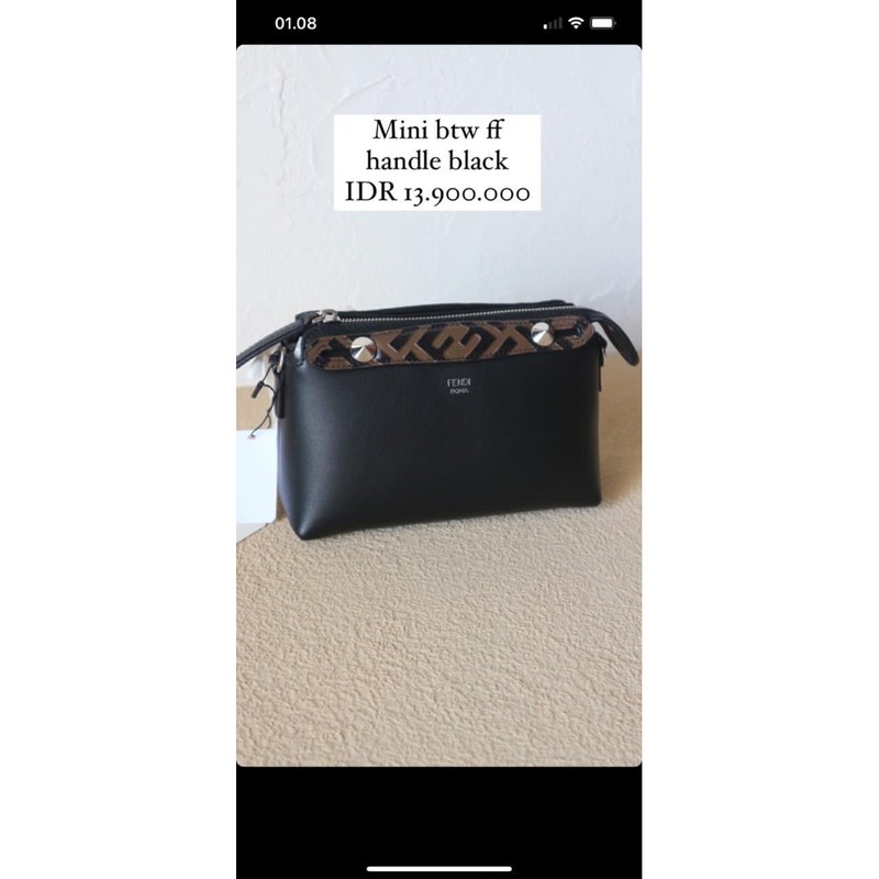 fendi btw mini ff handle black
