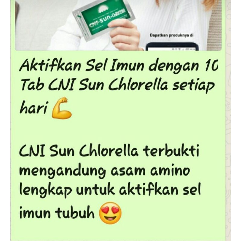 CNI SUN CHLORELLA 30 Tablet