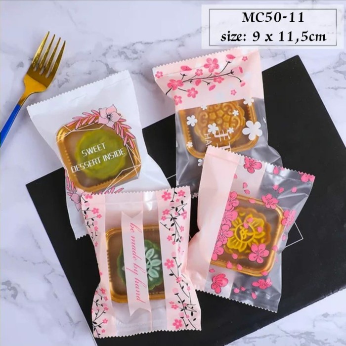 

Ginger- Kemasan Plastik Mooncake 50 gr MC50-11 / Plastik kue Bulan