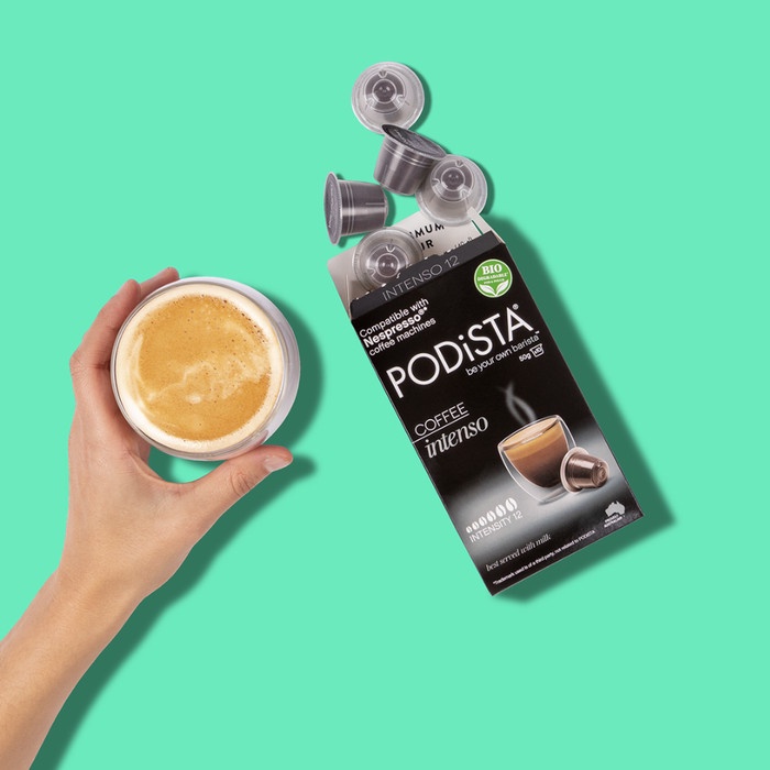 

ds011css Intenso Coffee Capsules By Podista, Nespresso Compatible Ds20X11