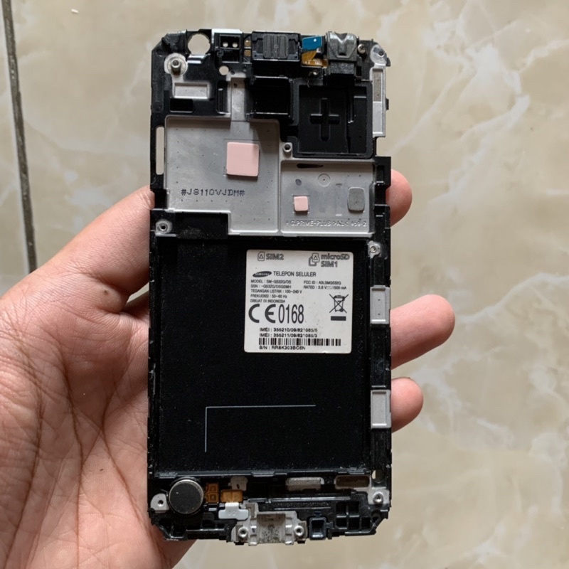 tatakan lcd samsung j2 prime ori copotan