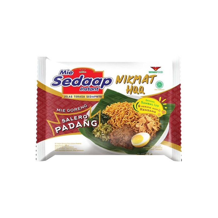 

SEDAAP MIE GORENG SALERO PADANG 86G