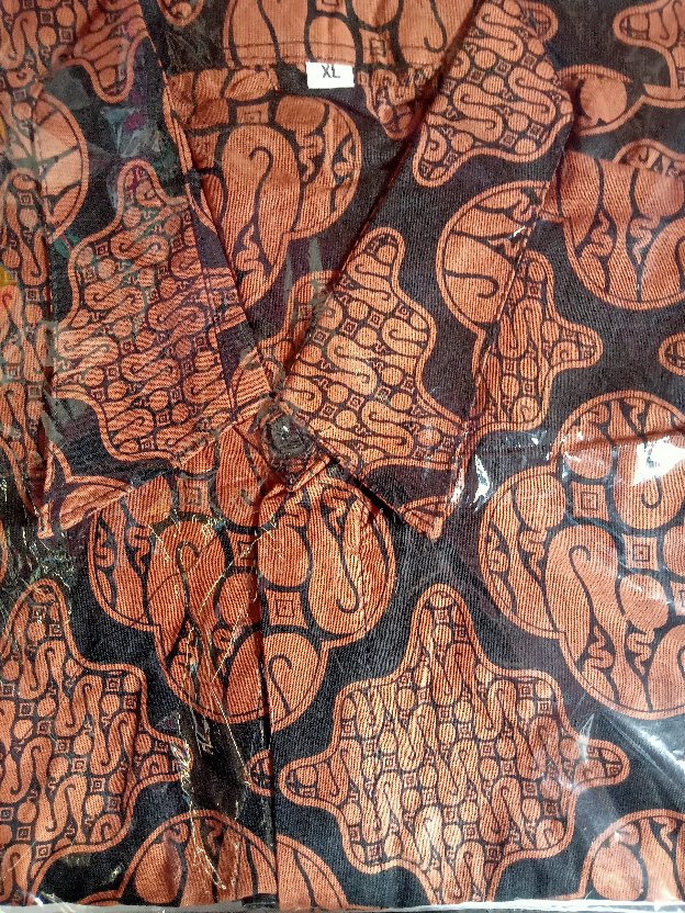 Bswart Batik Hrb026 Kenongo Hem Pendek Padi Pekalongan M L Xl Batik Pria Murah Modern Grosir