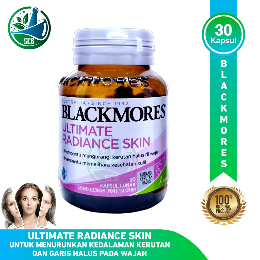 Blackmores Ultimate Radiance Skin 30 Kapsul - Untuk Memelihara Kesehatan Kulit