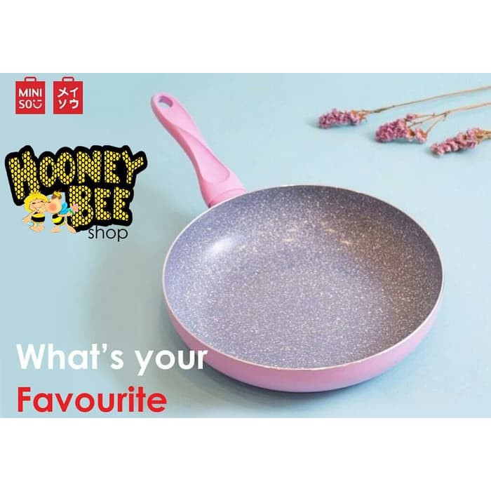 Japan Quality - Wajan Panci Penggorengan 24cm Pan Ceramic Miniso