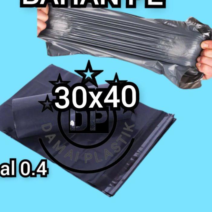 

Plastik Packing Olshop Online Shop ol on Shop Polymailer Warna hitam 30x40