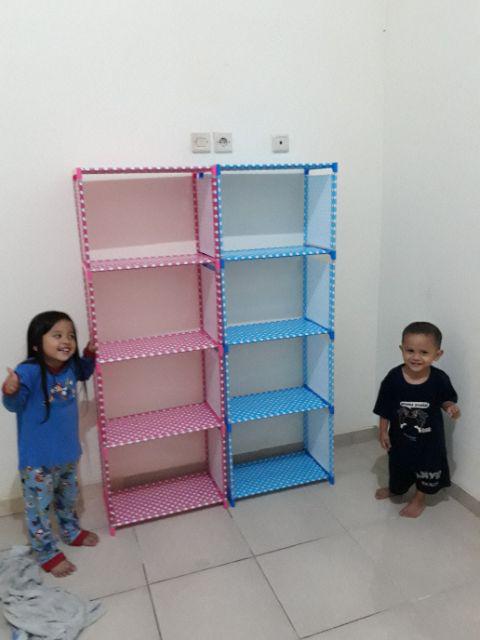 Lemari | Rak Buku Anak | Barang Unik | Perlengkapan Rumah Dan Dapur  | Rak Buku Unik 5 Susun