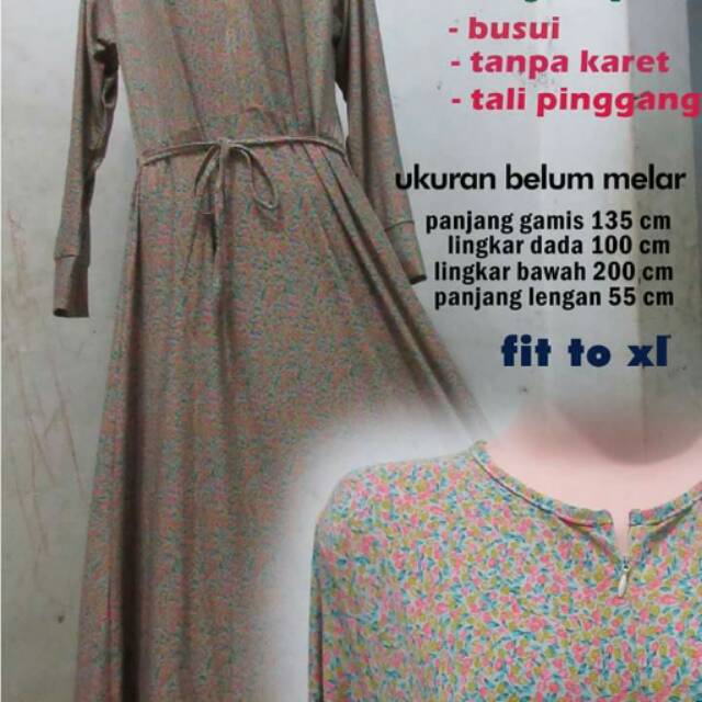 Gamis bunga kecil