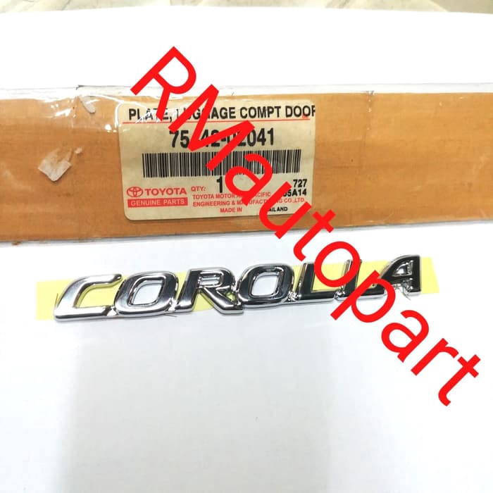 Logo Toyota "Corolla" altis 2002-2005 original