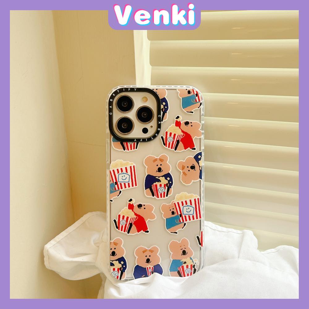 iPhone Case Silicone Soft Case Thickening Shockproof Protection Camera Bear Cartoon Cute Compatible For iPhone 11 iPhone 13 Pro Max iPhone 12 Pro Max iPhone 7 Plus iPhone xr