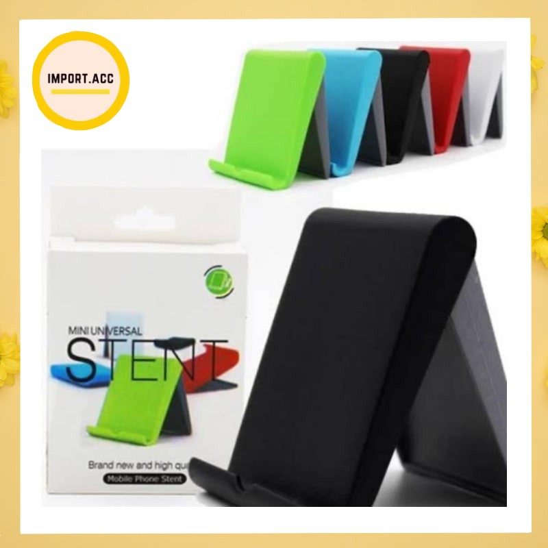 Stand Holder Handphone Mini Universal Bahan Plastik untuk Meja/ Stand Holder Mini