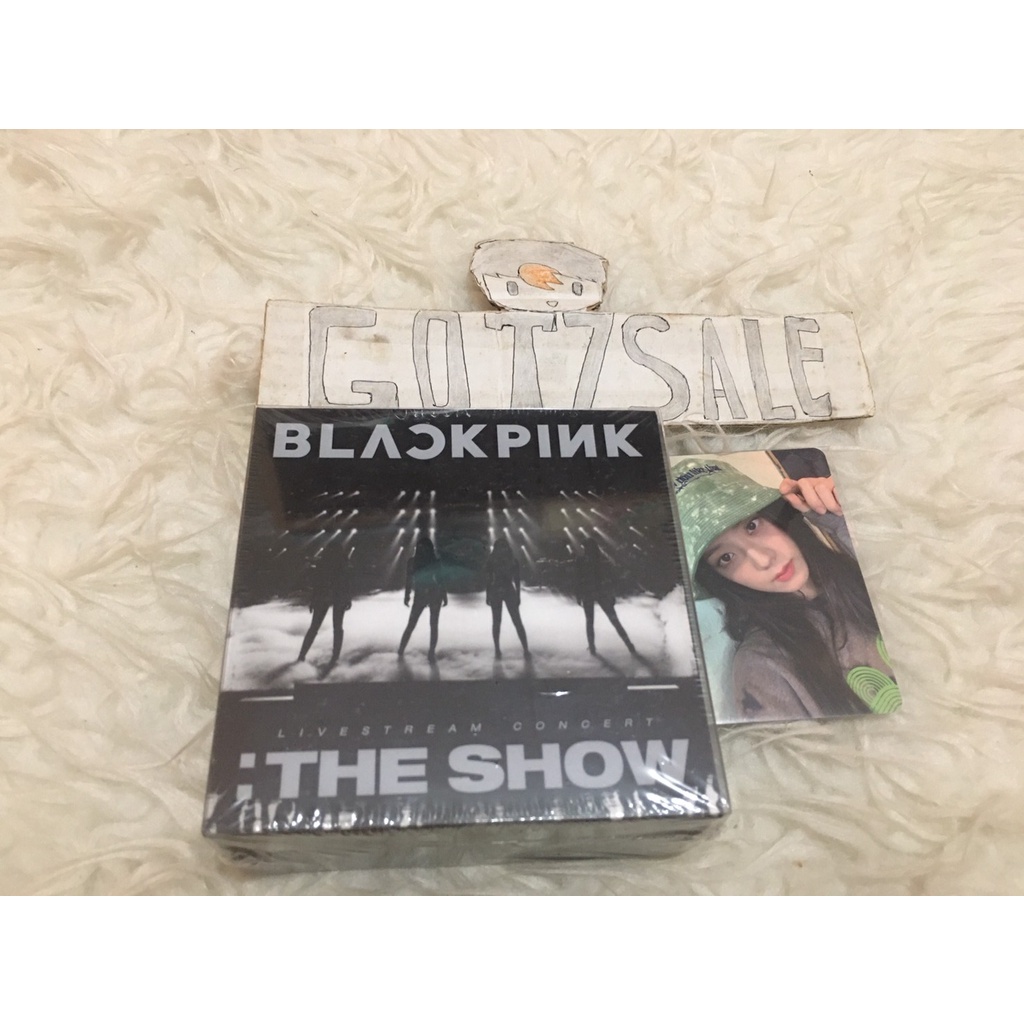 BLACKPINK 2021 THE SHOW KiT VIDEO Official Sealed with POB JISOO BUCKET HAT / JISOO BH BENEFIT KTOWN