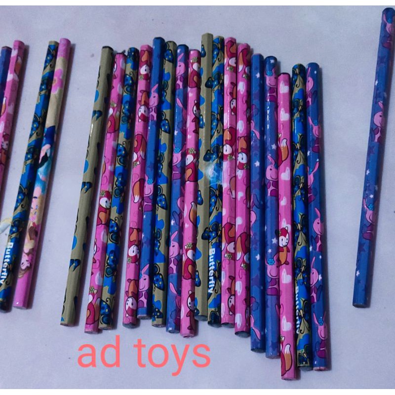 

pensil hitam karakter anak lucu 1pcs