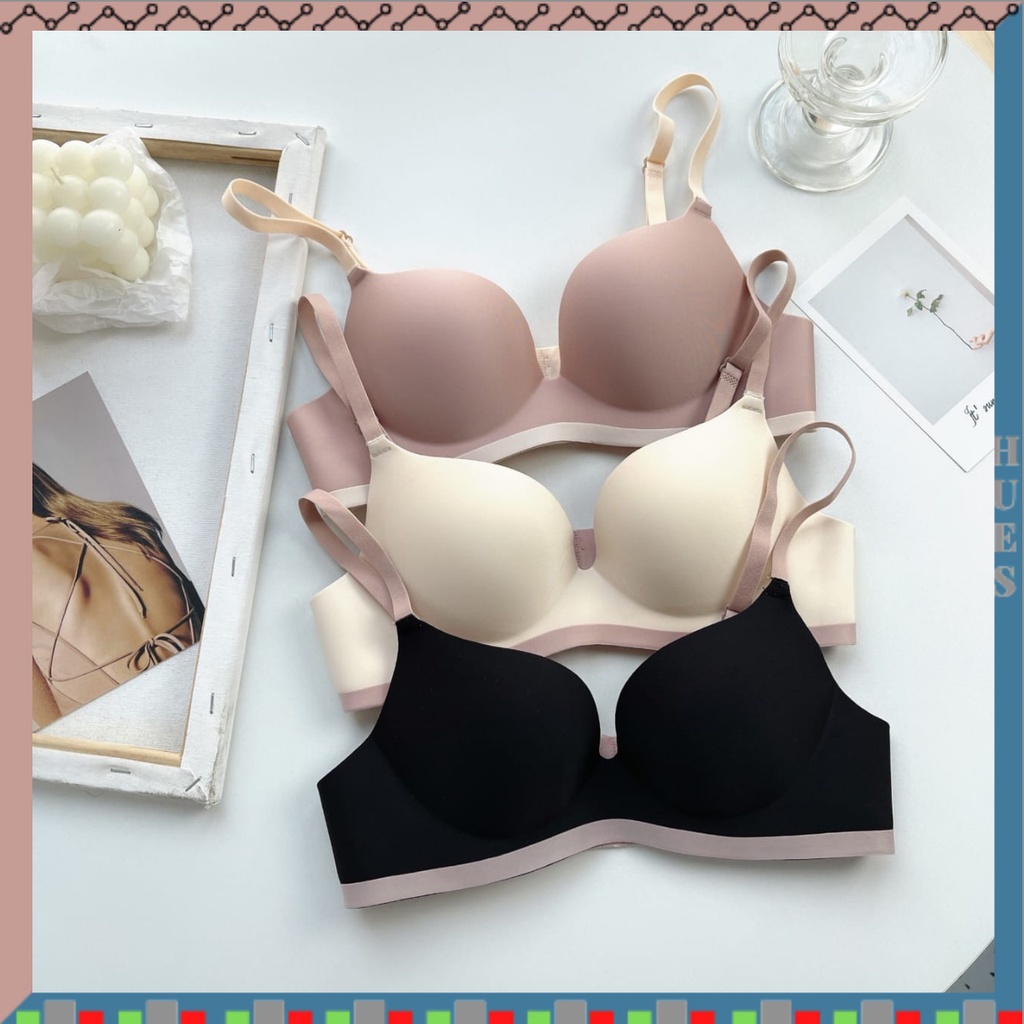 HUES.ID Bra Push Up Invisible BH Dalam Wanita 9015