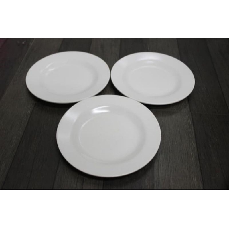 piring melamin kecil lauk nasi padang ikan tahu tempe dll golden