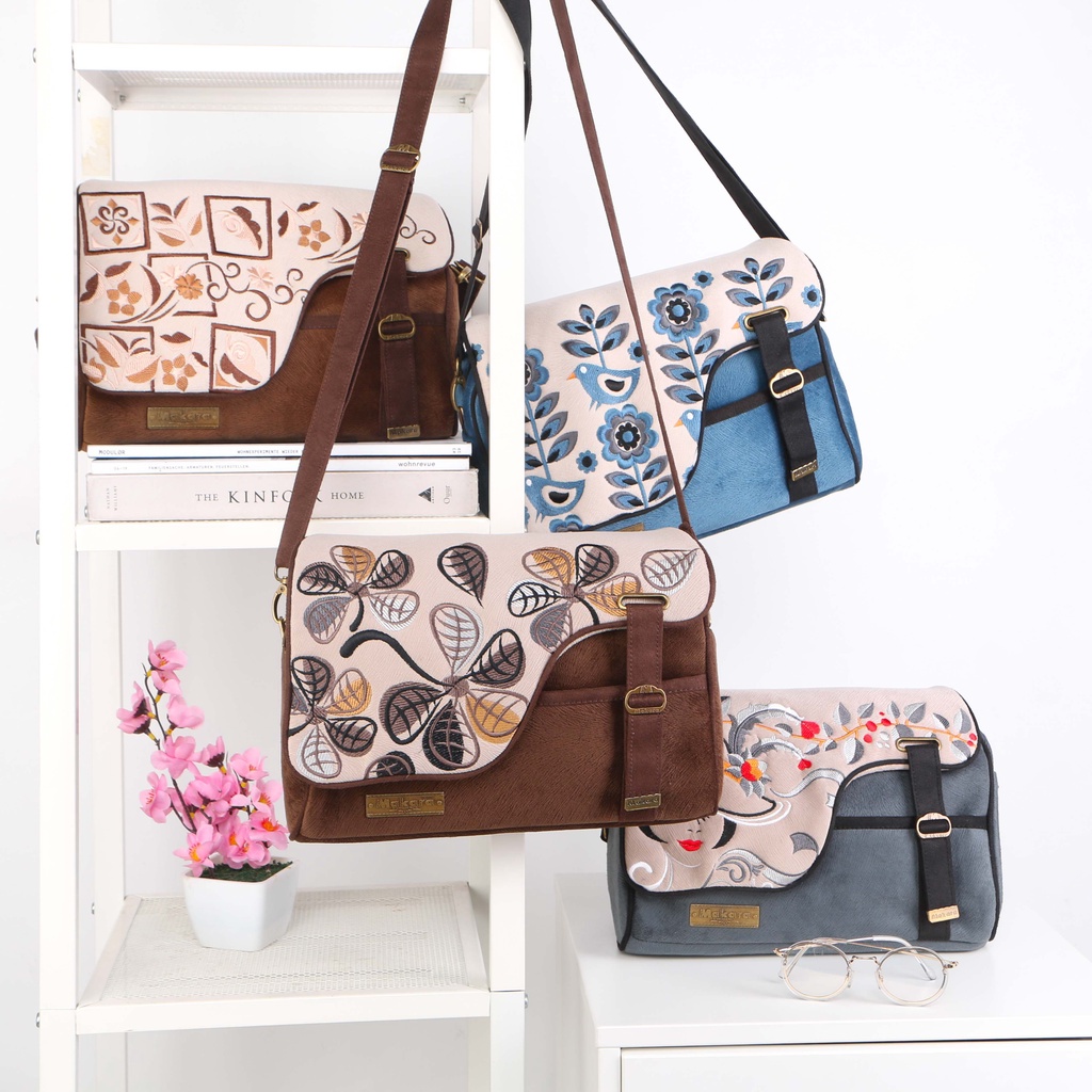 Makara Etnik GBO Gadget Bag Organizer Tas Selempang Wanita