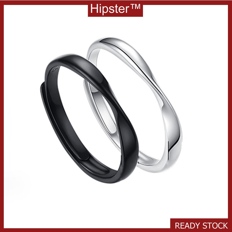 Korean Style Niche Personality Creative Design Couple Romantic Ring