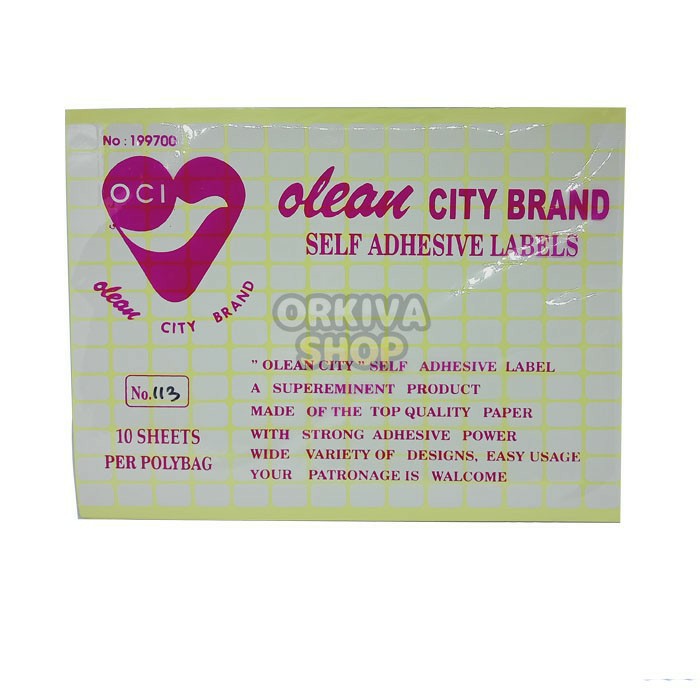 

LABEL OCI 113 POLOS @ 10 LBR (621-154922)