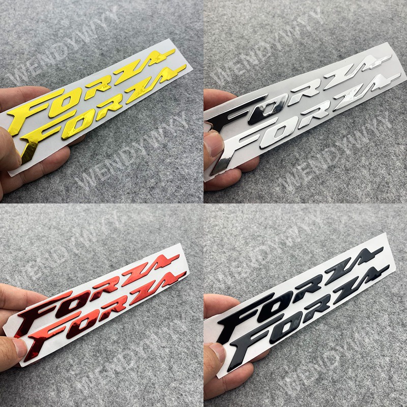 Stiker LOGO 3D Bahan Plastik Lembut Untuk HONDA Forza 150 250 300 350 750