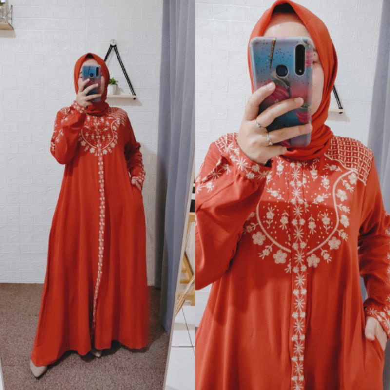 SHAKILA BORDIR vol 3 ORI UMMA gamis pesta busui