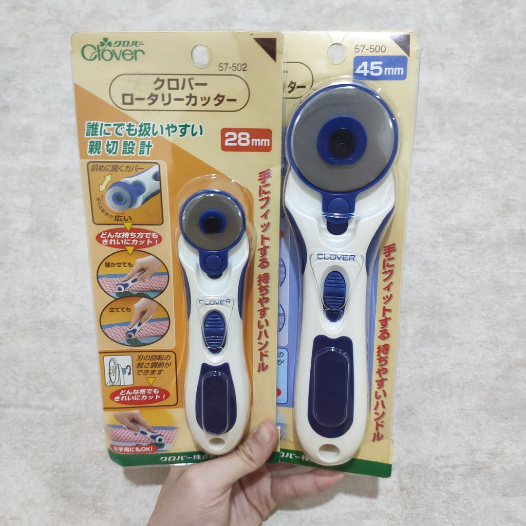 Jual Clover Rotary Cutter Pemotong Kain 28mm 40mm Shopee Indonesia
