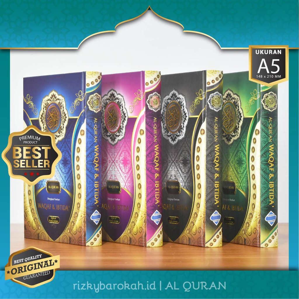 Quran Waqaf Ibtida Ukuran A5 - Al-Quran Waqaf & Ibtida Non Terjemah A5