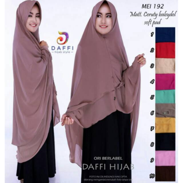 khimar ceruty babydoll
