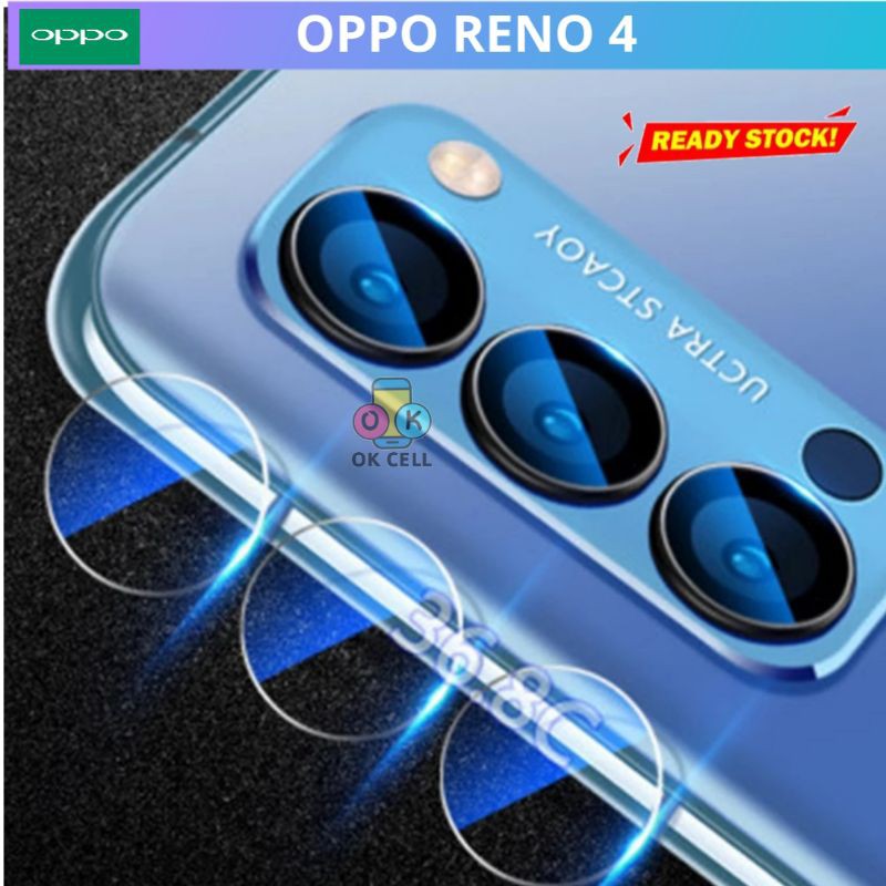 Tempered Glass Camera Oppo Reno 4 - TG Anti Gores Kamera Oppo Reno4 Pelindung Lensa Kaca Kamera