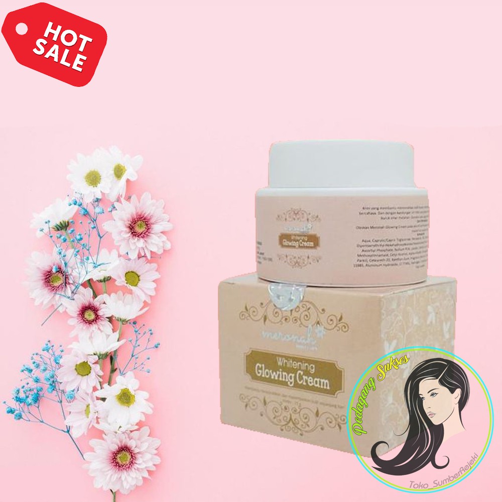 [TERMURAH] Meronah Whitening Glowing Cream 2in1 Meronah Beauty Care / Krim Glowing dan Pemutih 2in1