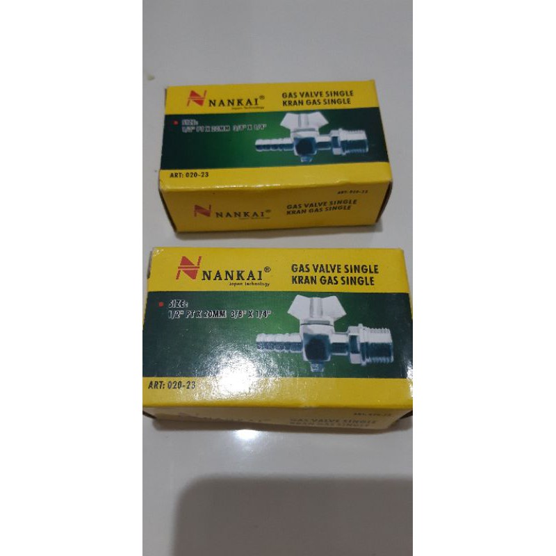 Nankai Gas Valve Single / Kran Gas Single