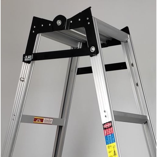 TANGGA ALFALINK ALUMINIUM MODEL LIPAT / LADDER / PERTUKANGAN / 150 CM - 200 CM