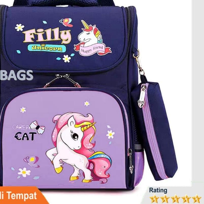 ☄ Tas sekolah anak perempuan Filly UNICORN / Ransel anak perempuan / tas cewek / tas ngaji ✩