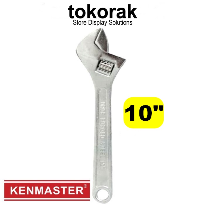 KUNCI INGGRIS ADJUSTABLE KENMASTER 10 INCH - KUNCI PASS BACO WRECH